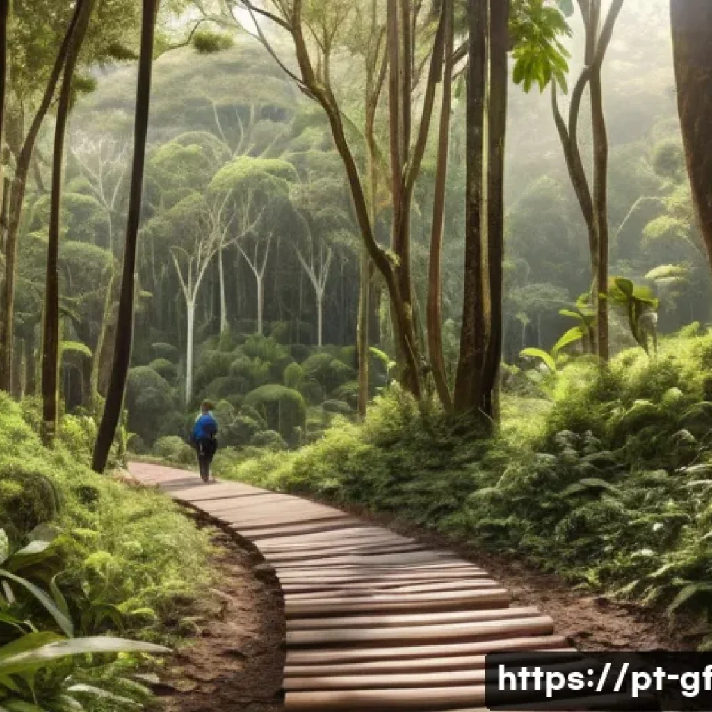 아웃도어 테라피의 지속 가능한 실천 - A serene outdoor therapy session in a protected natural reserve in Brazil, featuring a diverse lush ...